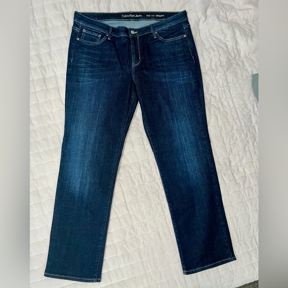 Calvin Klein Jeans Straight 33x32 NWT